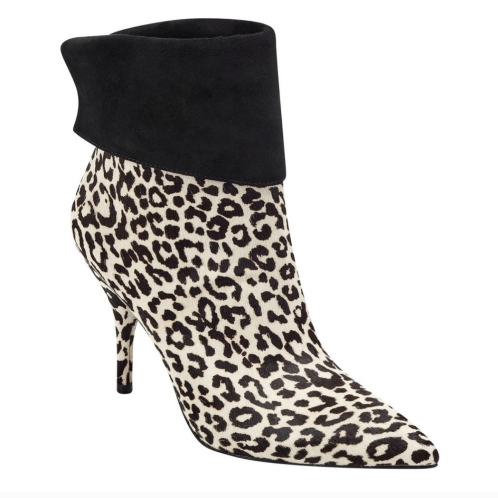 Marc Fisher Fifily Calf Hair Booties - Picture 8 of 8
